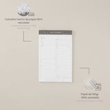 Planificador Diario · Bloc de notas A5