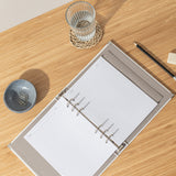 Recambio de papel reciclable con hojas con cuadricula