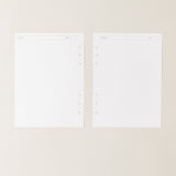 Recambio de papel reciclable con hojas lisas para proyectos