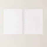 Recambio de papel reciclable con hojas pautadas para tomar notas