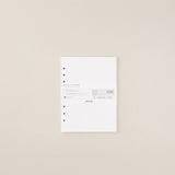 Recambio de papel reciclable para planear viajes pack