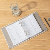 Recambio de papel reciclable para planear viajes