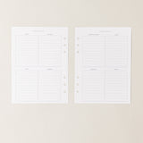 Recambio de papel reciclable con seguimiento de habitos, habit tracker