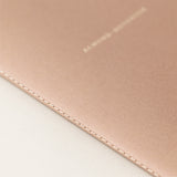 Cubierta de pequeña libreta de notas de papel de almendras