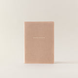 Pequeña libreta de notas de papel de almendras