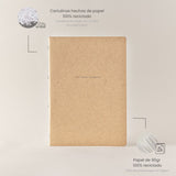 Archivador carpesanos, para escribir como en un cuaderno tipo oxford. Un carpesano recargable con anillas A4.