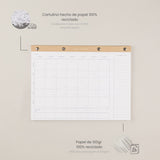 Mi bloc de notas con planificador menu semanal de comidas. Para una planificación de comidas semanales, con un to do list una libreta A5.