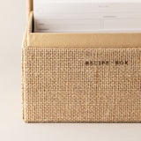 Diseño caja de recetas para recetarios hecho a mano, artesanal para crear ficha de recetas con diseño para escribir tus recetas semanales en muchas sostenibles hechas de papel de piedra.