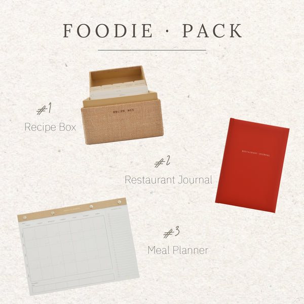 Pack de regalo, kit de regalo sostenible melpom. Papeleria regalo en paquete, combo de regalos reciclados.