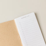 Libretas pequeñas con lista de shopping para hacer tu list shop en libretas bonitas. Producto de papelería archivable.