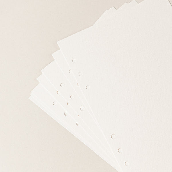 Recambio de papel reciclado, hojas para acuarelas