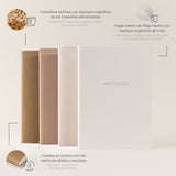 Pack de pequeñas libretas de notas orgánicas