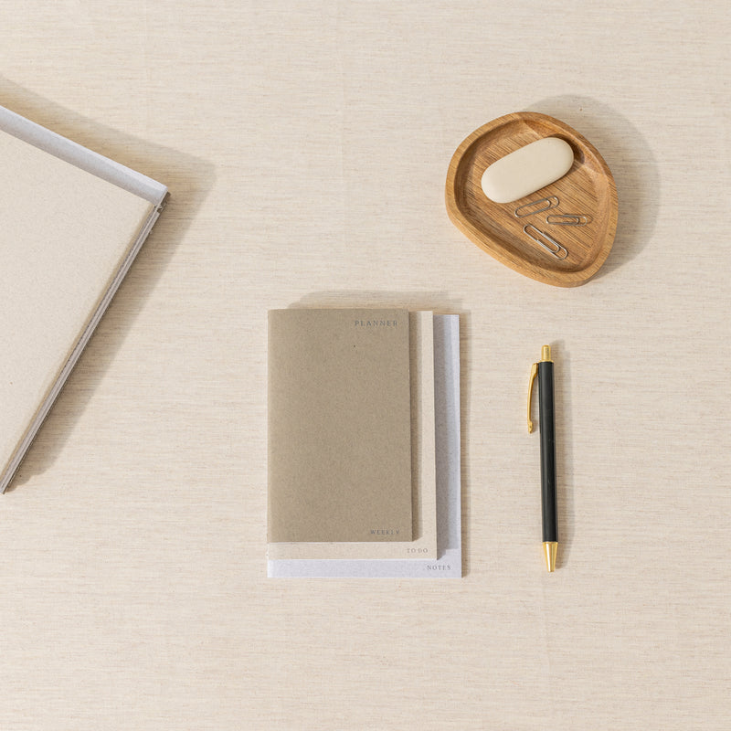 Libretas personalizadas con tres libretas de notas pequeñas para escribir en una libreta bonita y mantener un 2022 planificador. Planner original 3 en 1 mini tamaño pequeño.