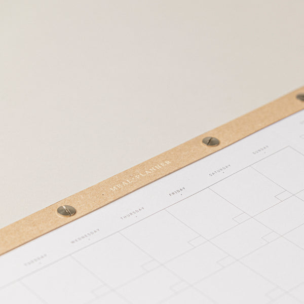 Mi bloc de notas con planificador menu semanal de comidas. Para una planificación de comidas semanales, con un to do list una libreta A5.